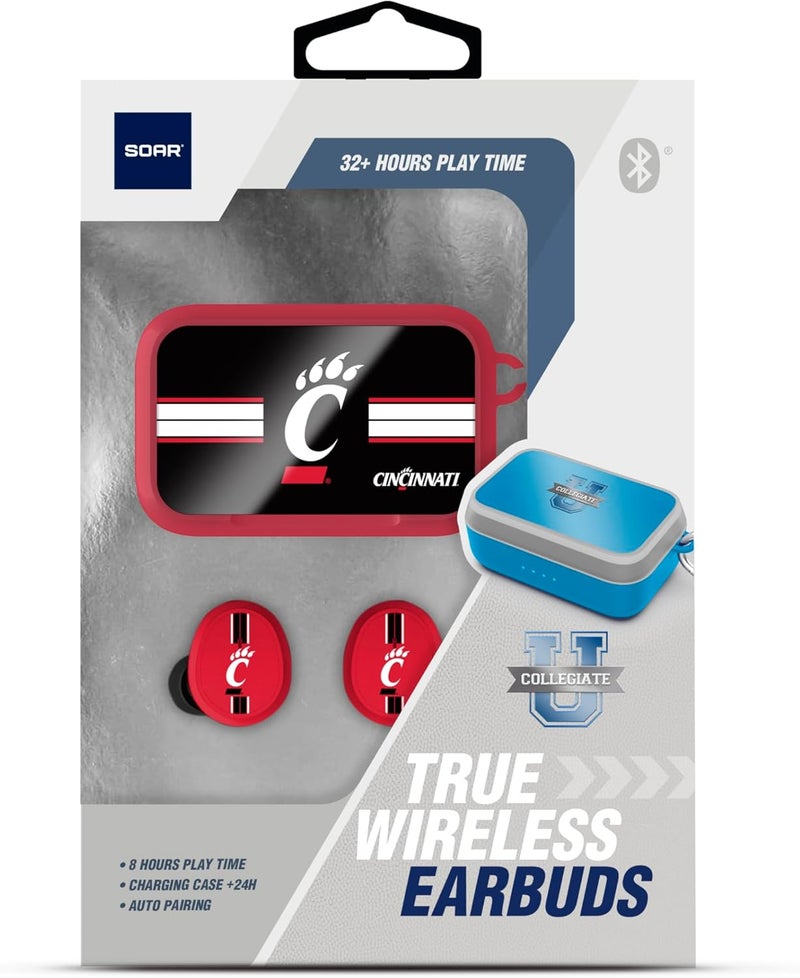 SOAR NCAA Wireless Sport Earbuds: Comfortable Fit & Convenient Charging - Image 3
